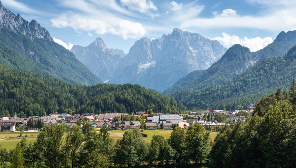 The village of Kranjska Gora 